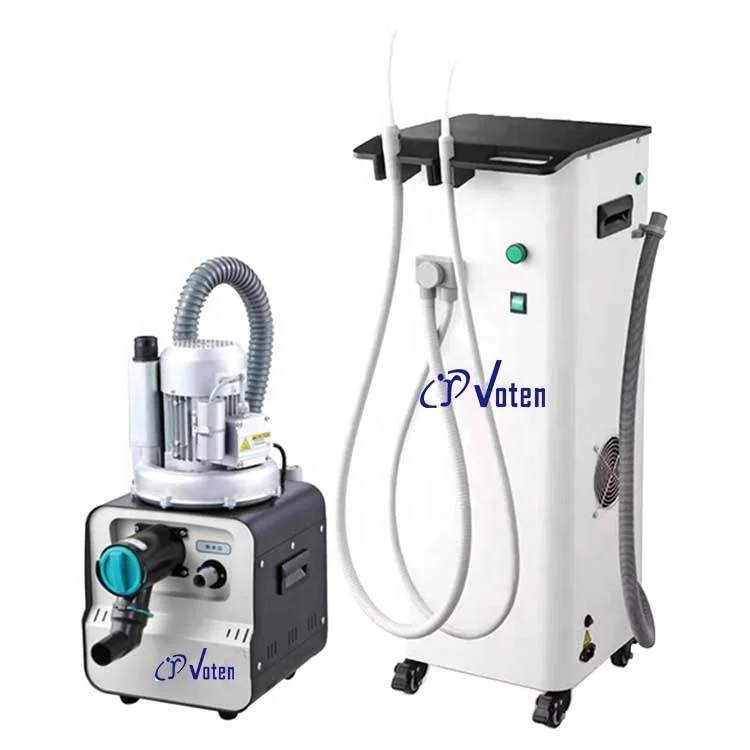 Dental Powerful Suction Supply 2 Chair Saliva Ejector Vacuum Pump Machine Dental Suction Unit supplier