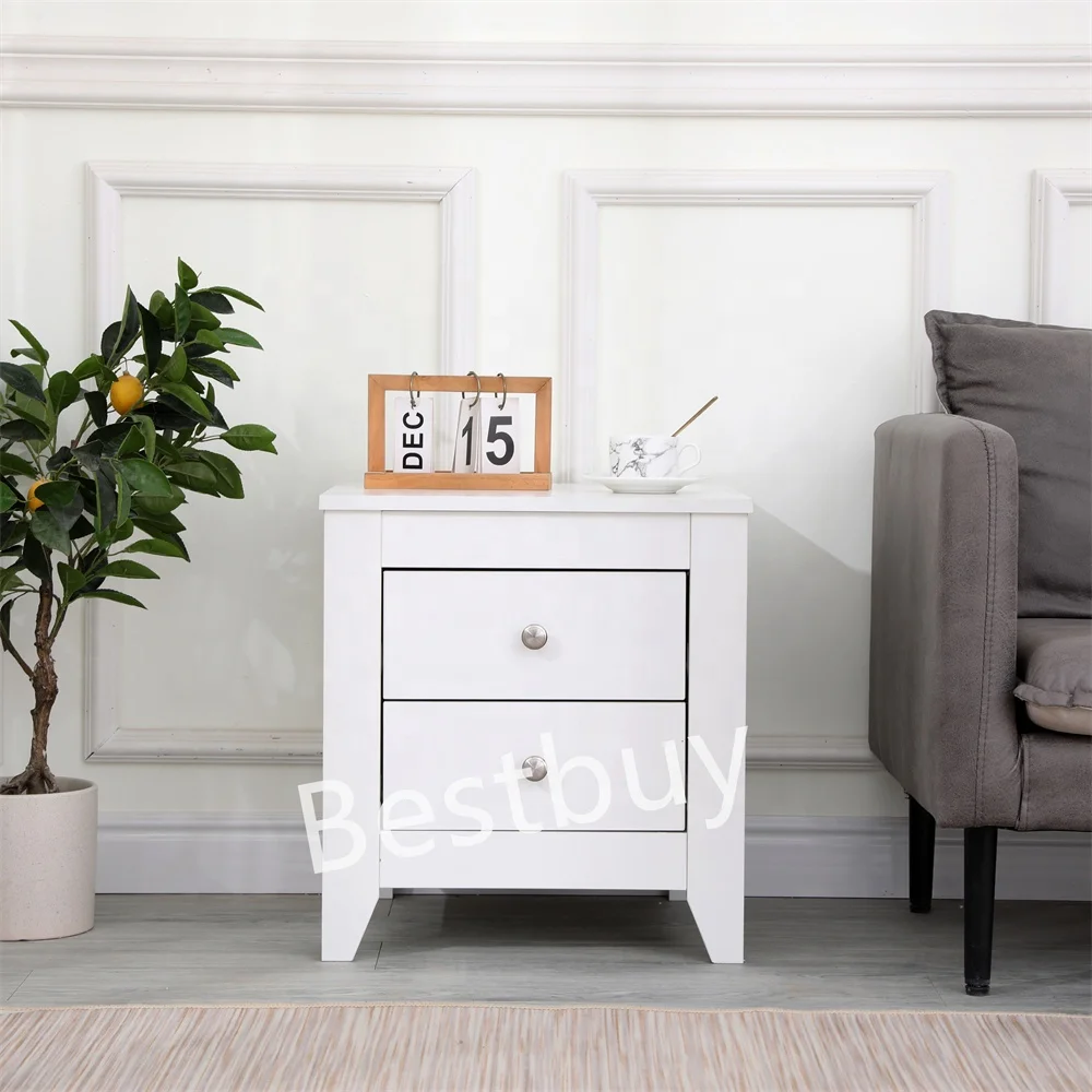 Custom Modern Marble Bedside Table Chest Of Drawer White Side Tables