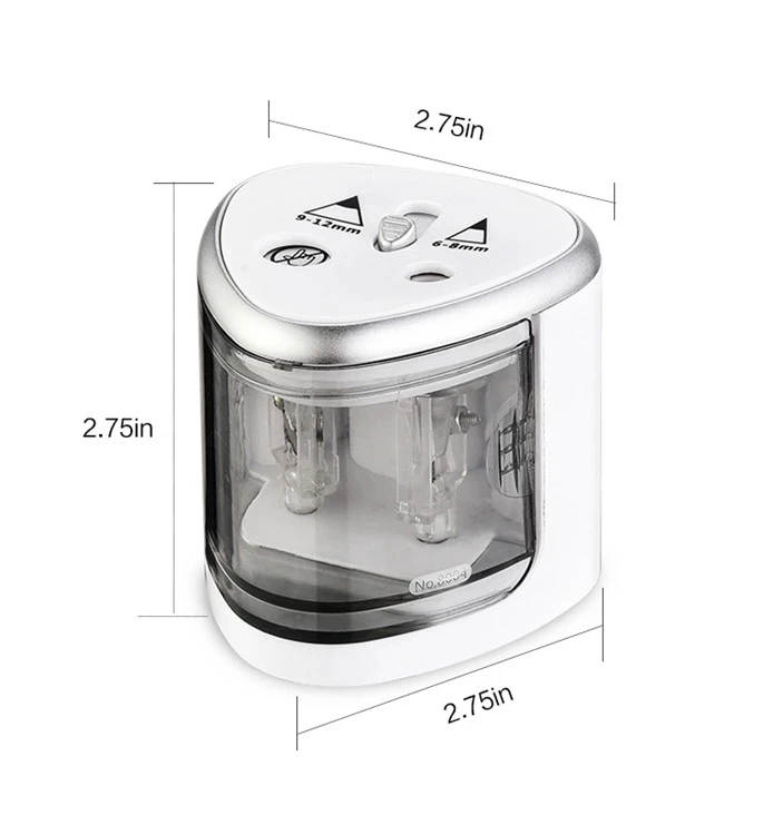 Tenwin 8004 - Factory supplies battery operated plastic electric pencil sharpener