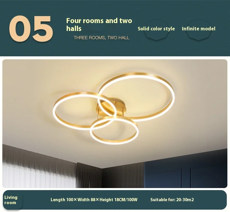 product modern nordic minimalist led ceiling light for home living room and master bedroom simple elegant circle design-10