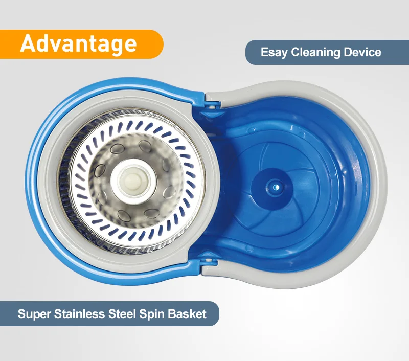 Best online shopping in india cheapest Basic Design 360 Spin Wet Magic Mop Indoor Floor Cleaning Mop