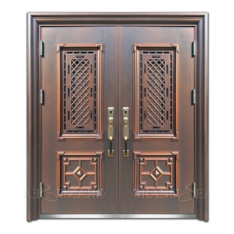 Kenya Luxury Design Door Within Door Hot Sell Door Leaf 100mm Security ...