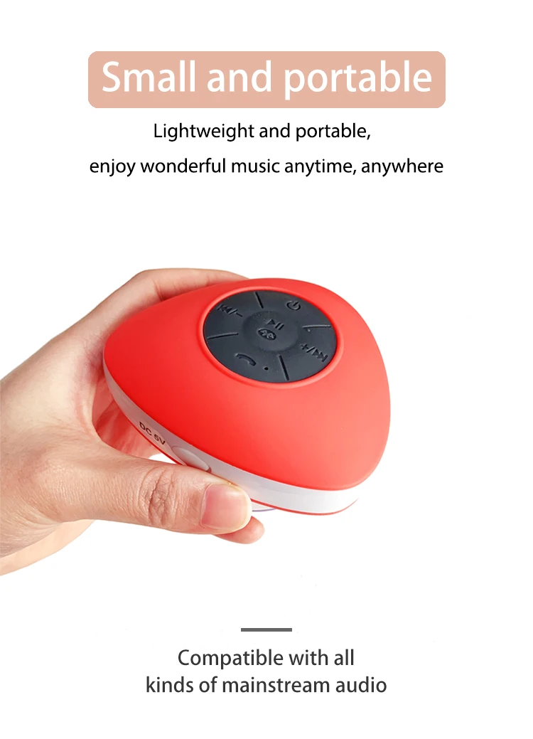 IPX4 approval speakers mini speakers dj bluetooths water dancing speaker for bath - ANKUX.COM