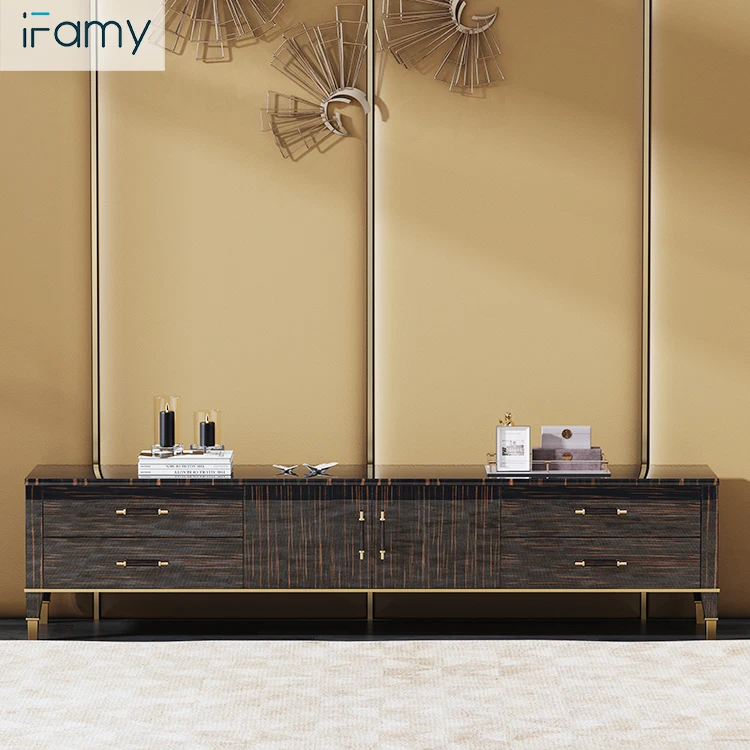Fast Delivery Gloss Marble Face Console Table Luxury for Hotel Lobby