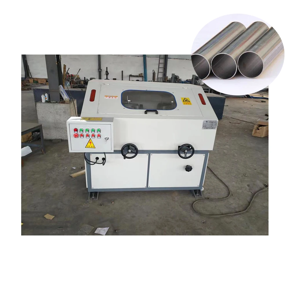 Metal Deburring Polishing Machine Scaffold Round Rod Surface ...