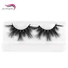 1 pairs 5D Handmade Quality Mink False Eyelashes Cross Thick Black Soft Curl Fake Eyelashes Smoke Makeup Tools Mink Eye Lashes