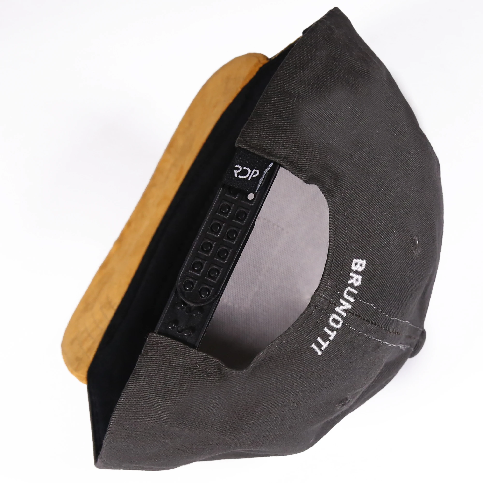 Customized Cheap Design Leather Patch Logo 5  Panel Suede Flat Brim Baseball Caps Wholesale