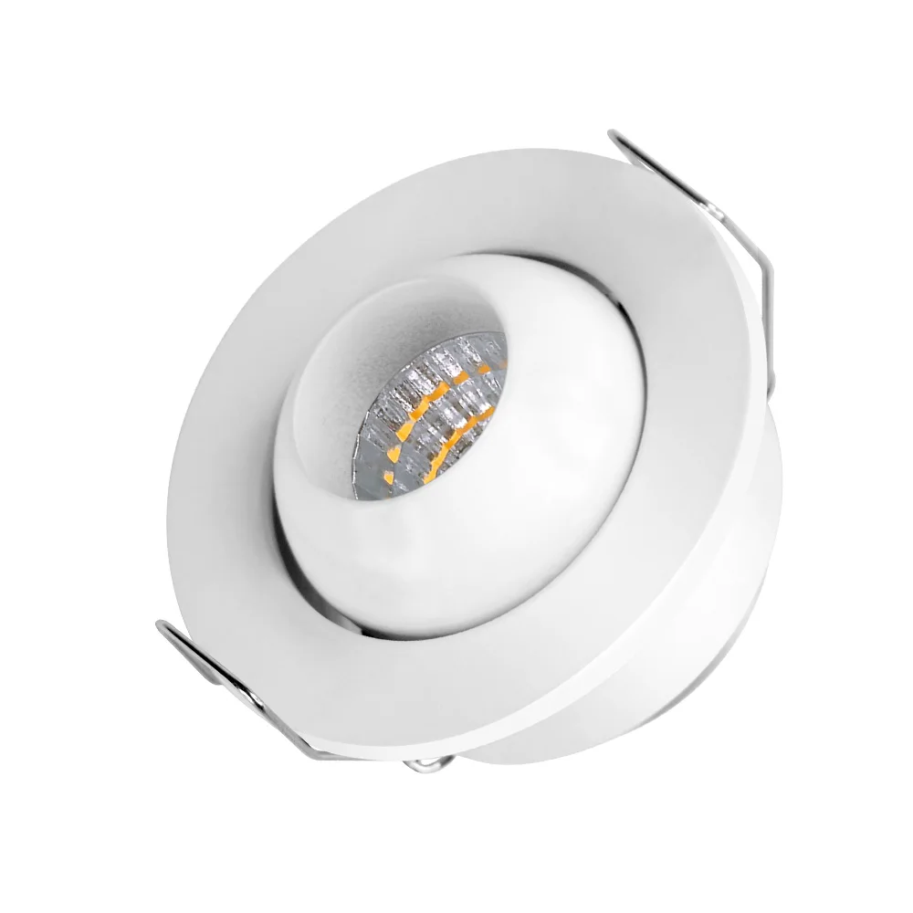 5 Years Warranty Jewellery Display Cabinet Lighting 3W Adjustable Mini LED Spotlight