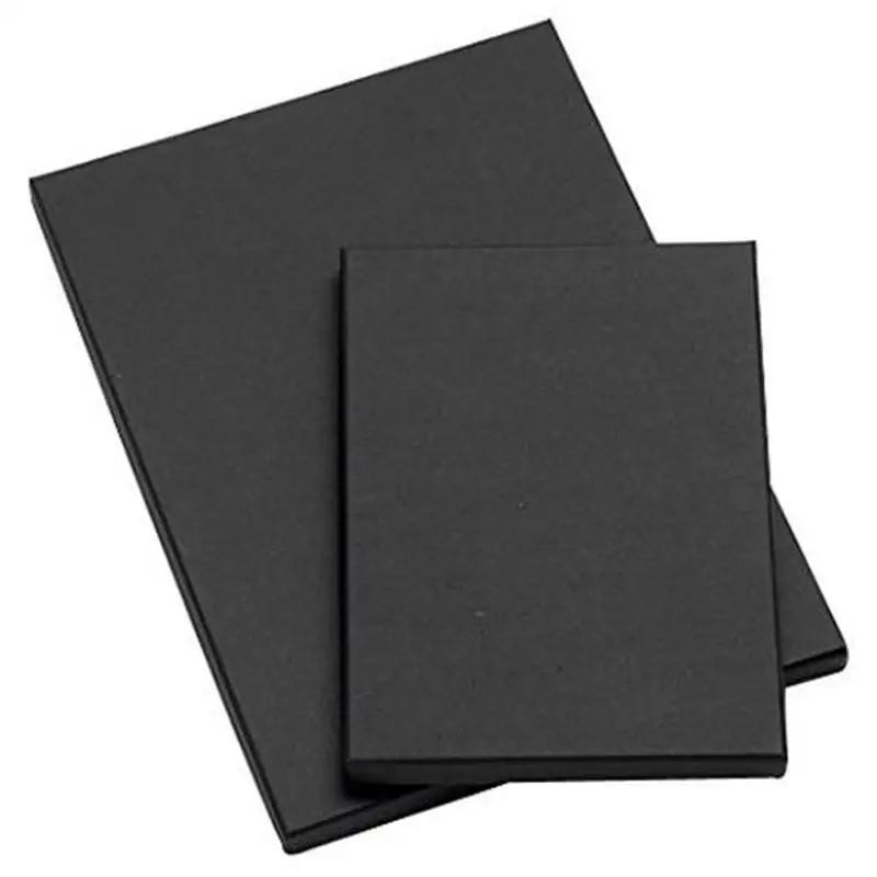 
100% wood pulp black hard cardboard paper, black kraft paper board,paper board for packing box 