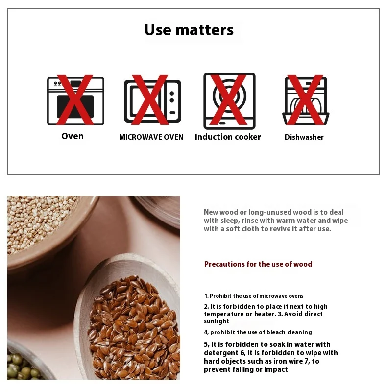 product set of no paint chicken wings wooden soup spoon frying dish spatula household non stick kitchenware-20