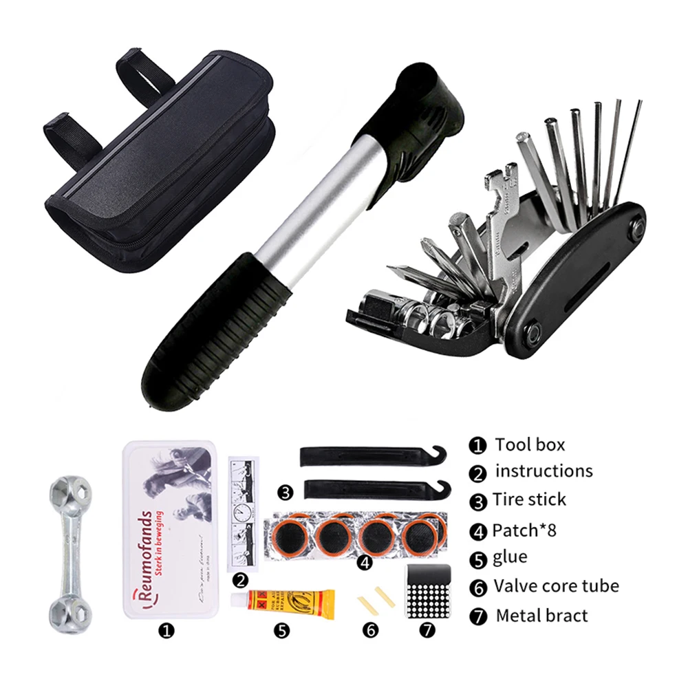 Superbsail Bicycle Repair Tool Kits Flywheel Removal Chain Breaker Cutter Crank MTB Road Bike Wrench Cassette Bike Parts supplier