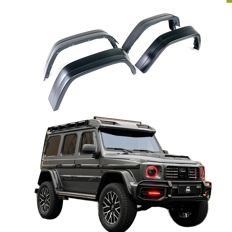 2019-2024year G Class W463A G63 4X4 Style Fenders Dry Carbon