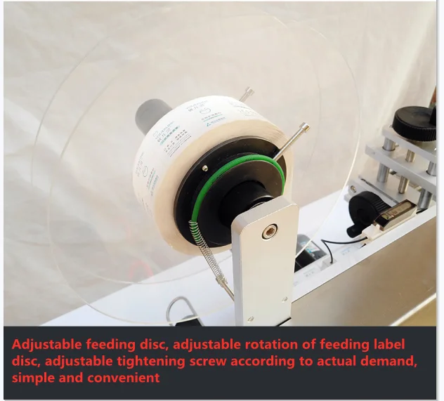 High Efficiency Flat Surface Labeling Machine with Date Coder 40-60pcs/min Speed and ±1mm Accuracy