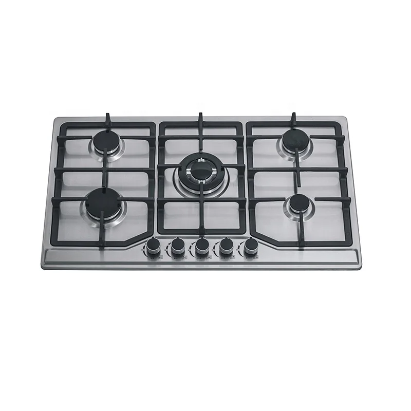 Cooker 5 Burner Cooktop Kitchen Gas Hobs Cooking Stove With Gas Hob Safety Device Buy 5 Burner