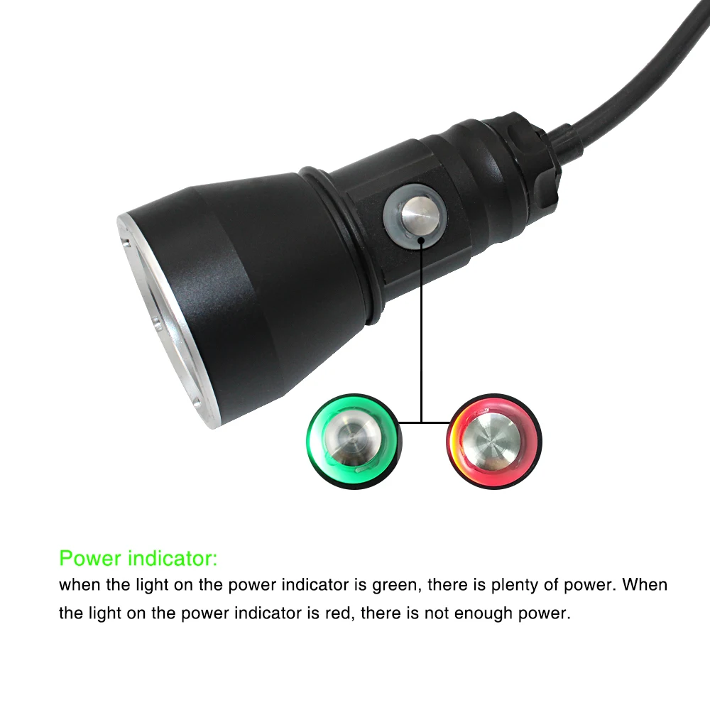 2019 New Canister Diving Spotlight Xhp702 Max 6000 Lumen Underwater