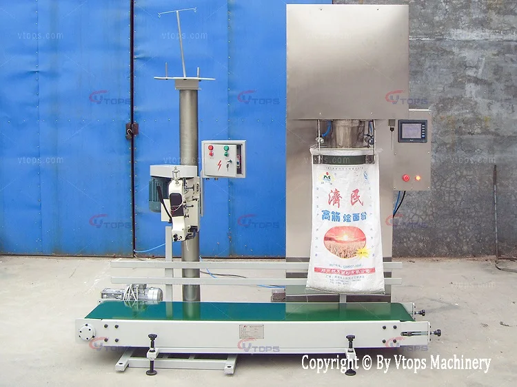 50 Kg Bag Sewing Machine and Conveyor / GK35-6A Vtops Edge Folding Sewing Machine for PP Woven Bag