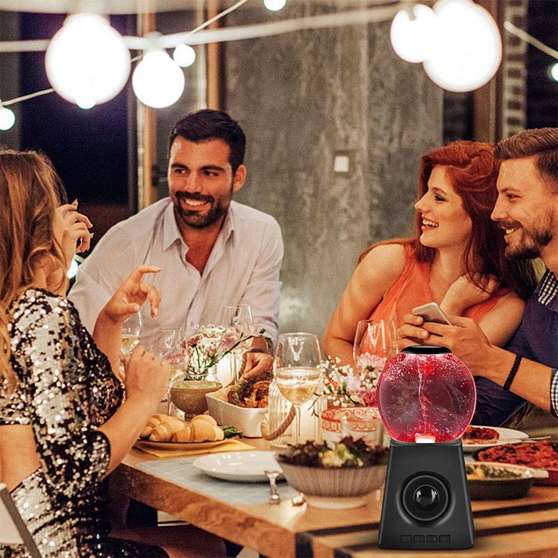 Party design Color Led Water Tornado Night Light Colorful Led Bluetooth Speaker Water Dance Audio Subwoofer Gift - ANKUX.COM