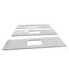 Nano glass crystal white countertop solid surface top kitchen counter