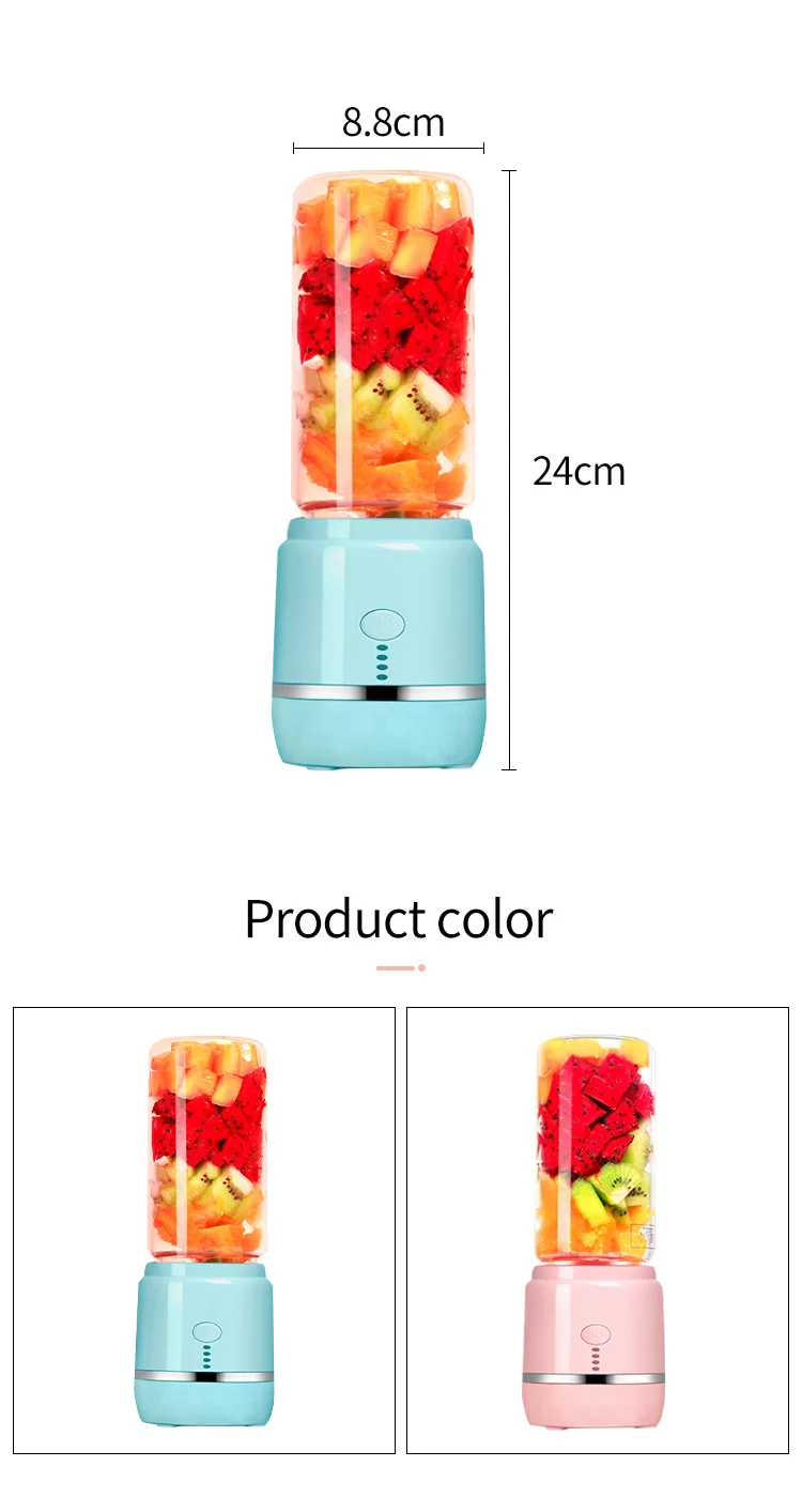 Electric Mini Usb Portable Blender And Juicer Commercial Food Mixer Fruit Cup