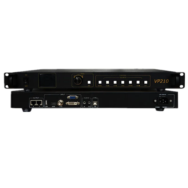 
Huidu Powerful 3-in-1 HD-VP210 LED Controller Support Integrated The Function of One Single Picture Video Processor 