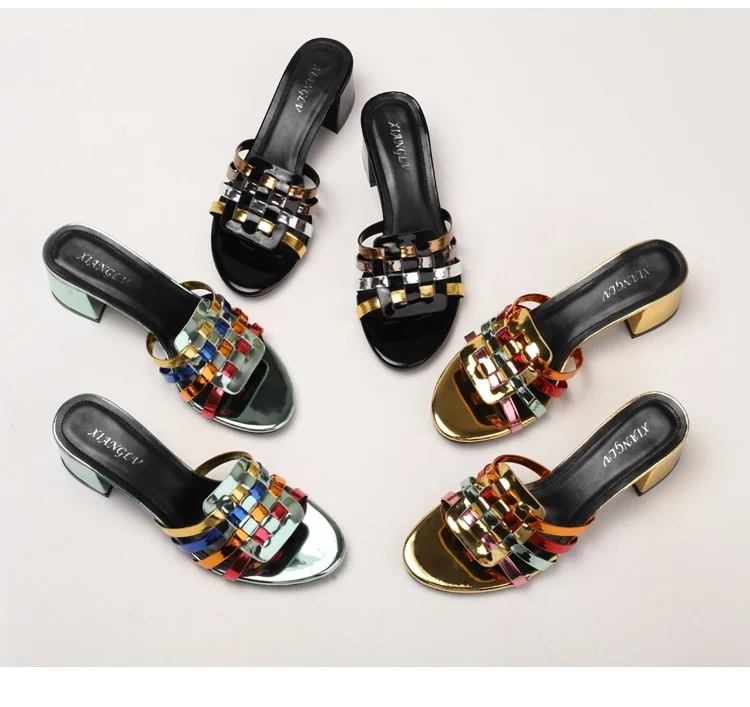 Woven Hollow Out Sandals for Women-2402-18