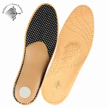 Vegetable Tanned Leather Insole Arch Support Orthotic Insoles,Anti Odor ...