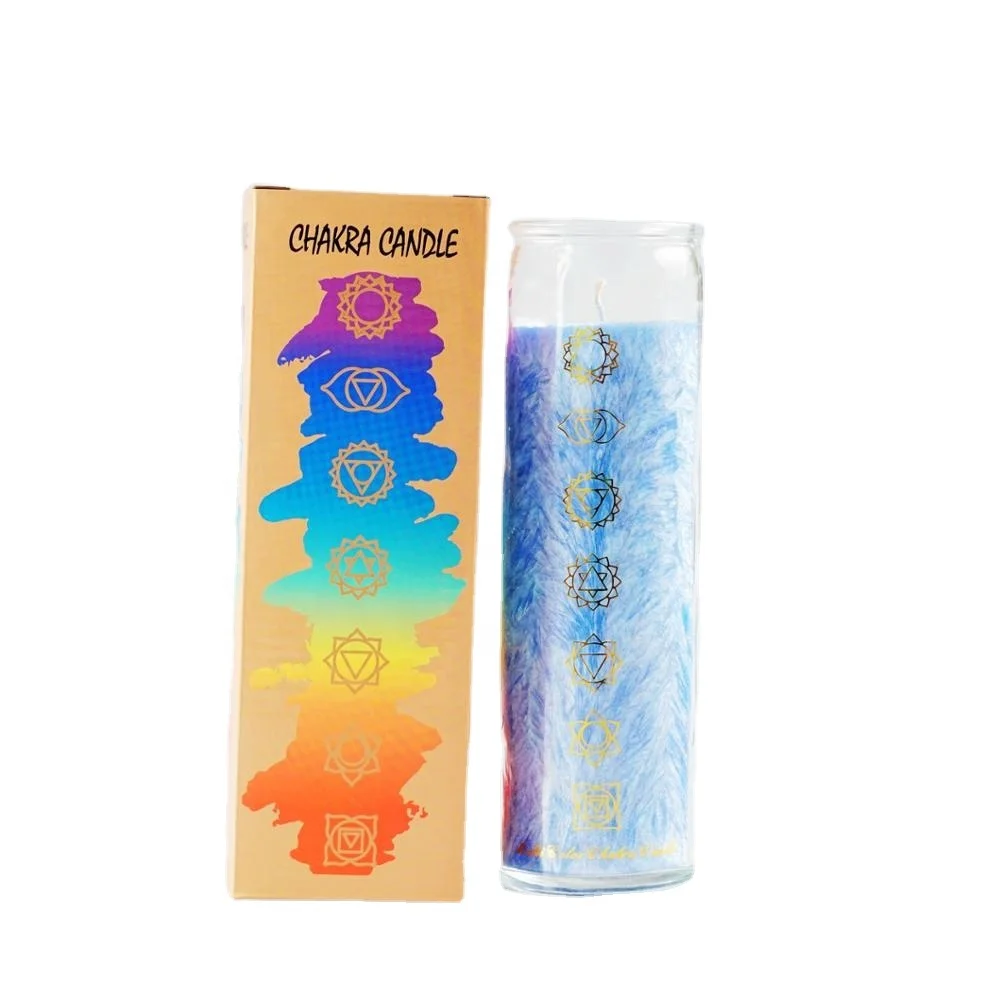 7 Day Chakra Glass Prayer Candle Red Buy Chakra Candle,Glass Chakra