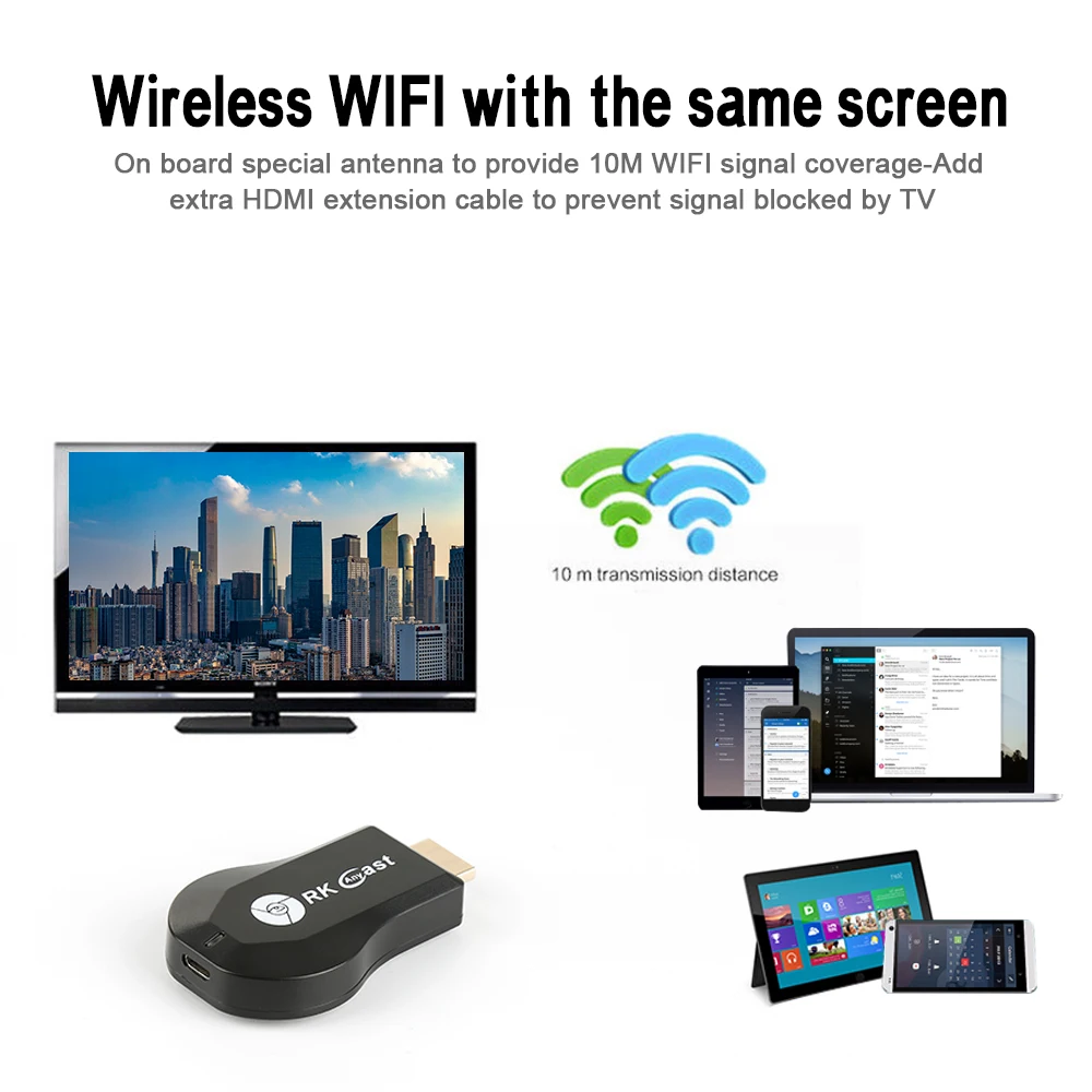 M2 M4 M9 Plus Miracast Airplay Tv Stick Wifi Display Receiver Dongle