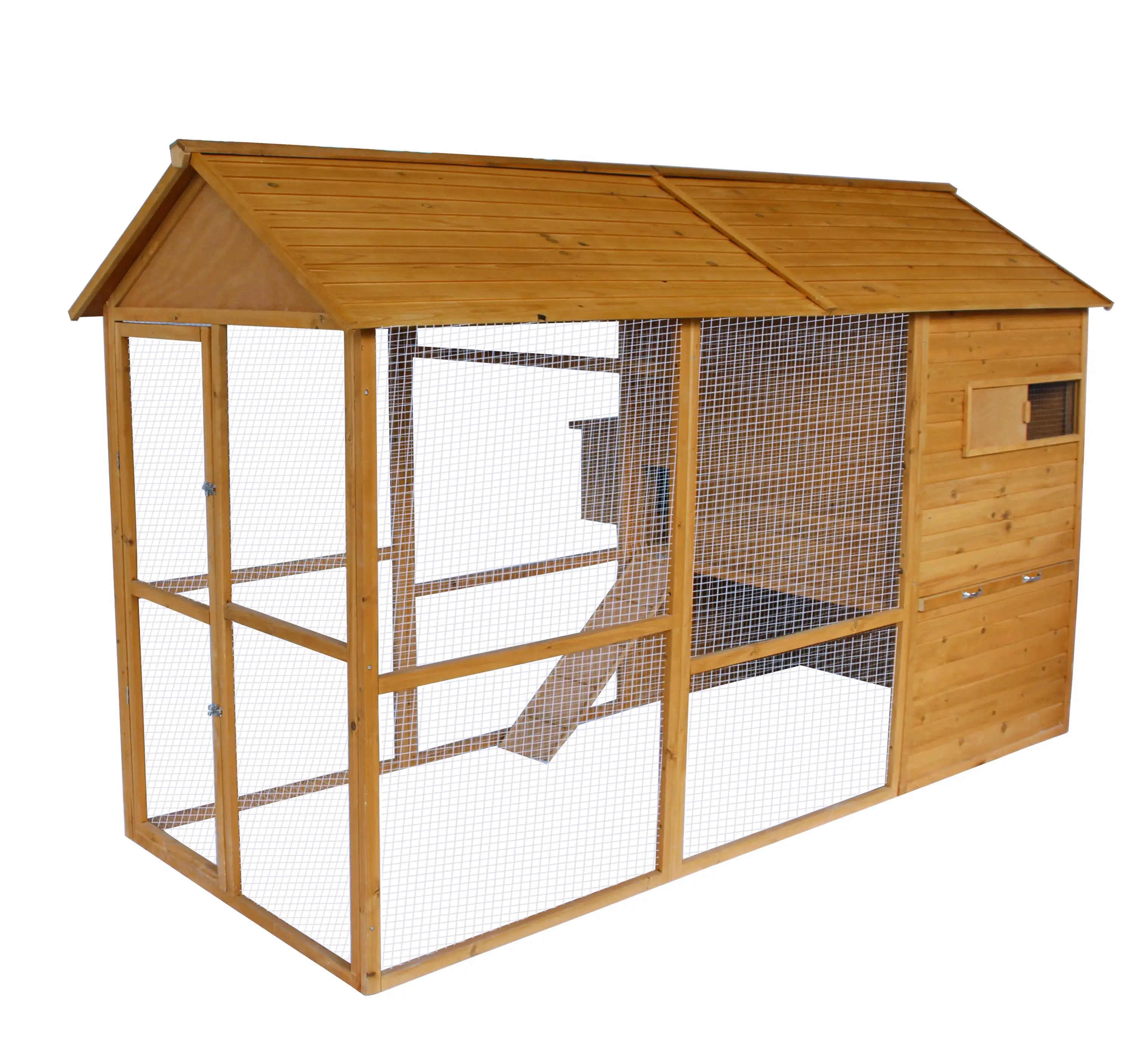 Large Detachable Homestead Wooden Chicken Egg Cage With Activity ...