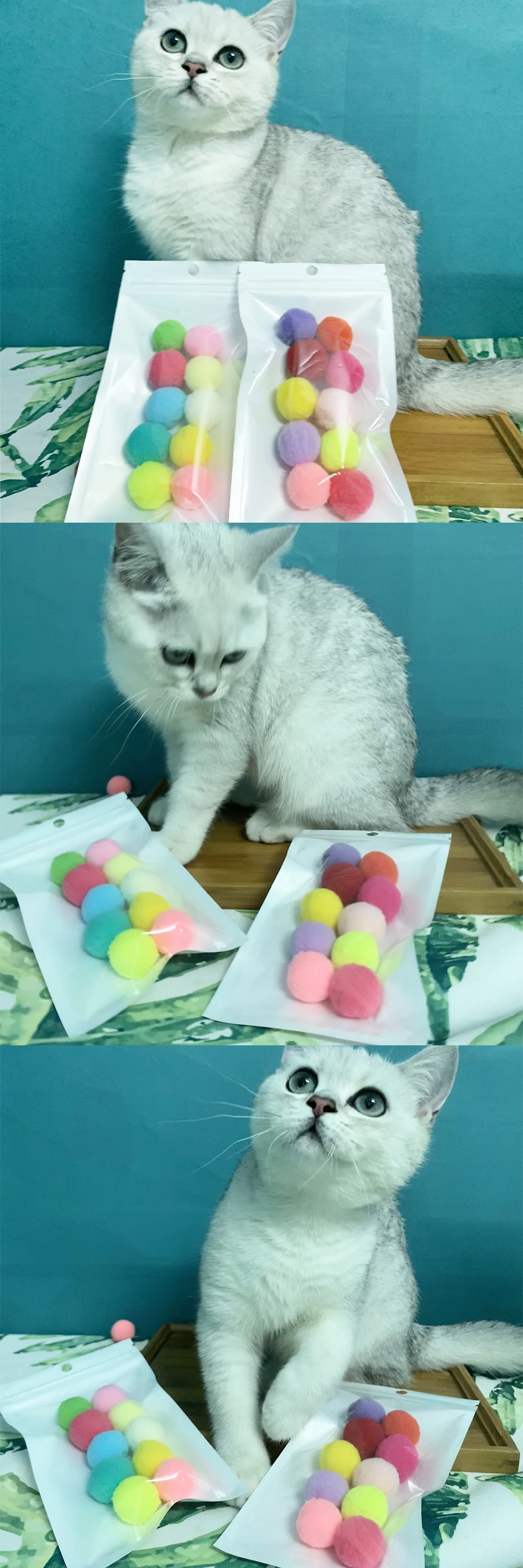 soft cat toy balls