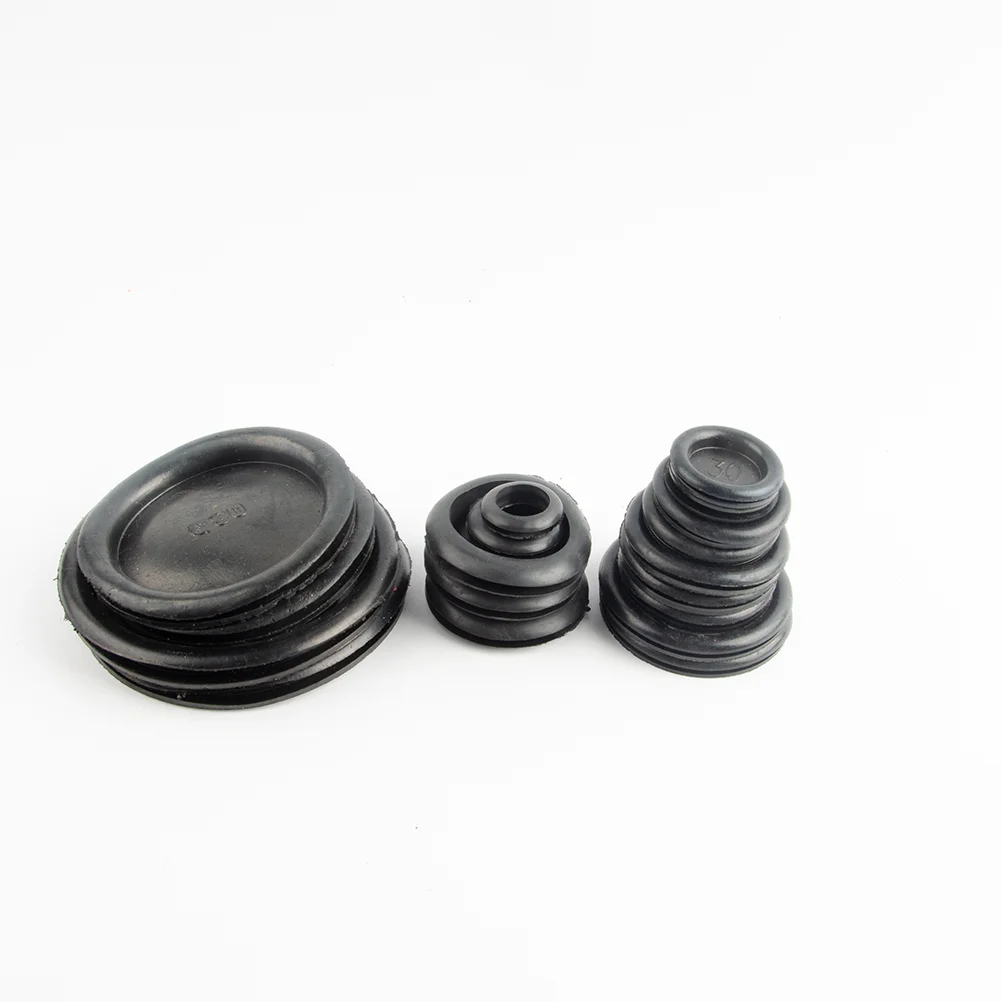 6mm Hollow Silicone Rubber Cap Plug Gasket Protect Cap Double-sided ...