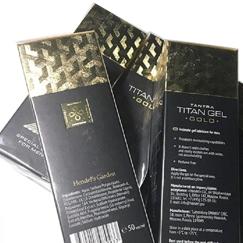 50ml Titan Gel 100% Original Men Penis Lasting Enlarger Extender Enhancement Oil Cream