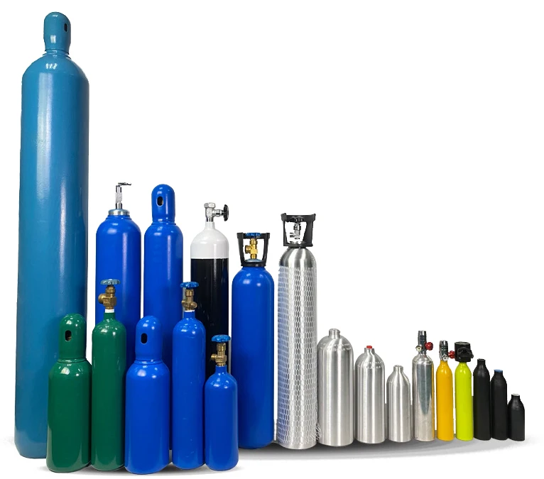 Seamless 40l Acetylene/nitrogen/oxygen Empty Gas Cylinder Oxygen ...