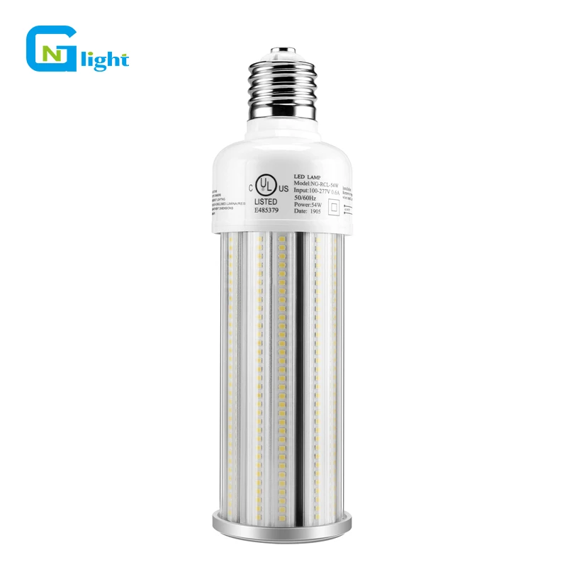 54w E26 E27 E39 E40 5 year warranty Garage Warehouse Factory Super Bright Corn LED Light Bulb