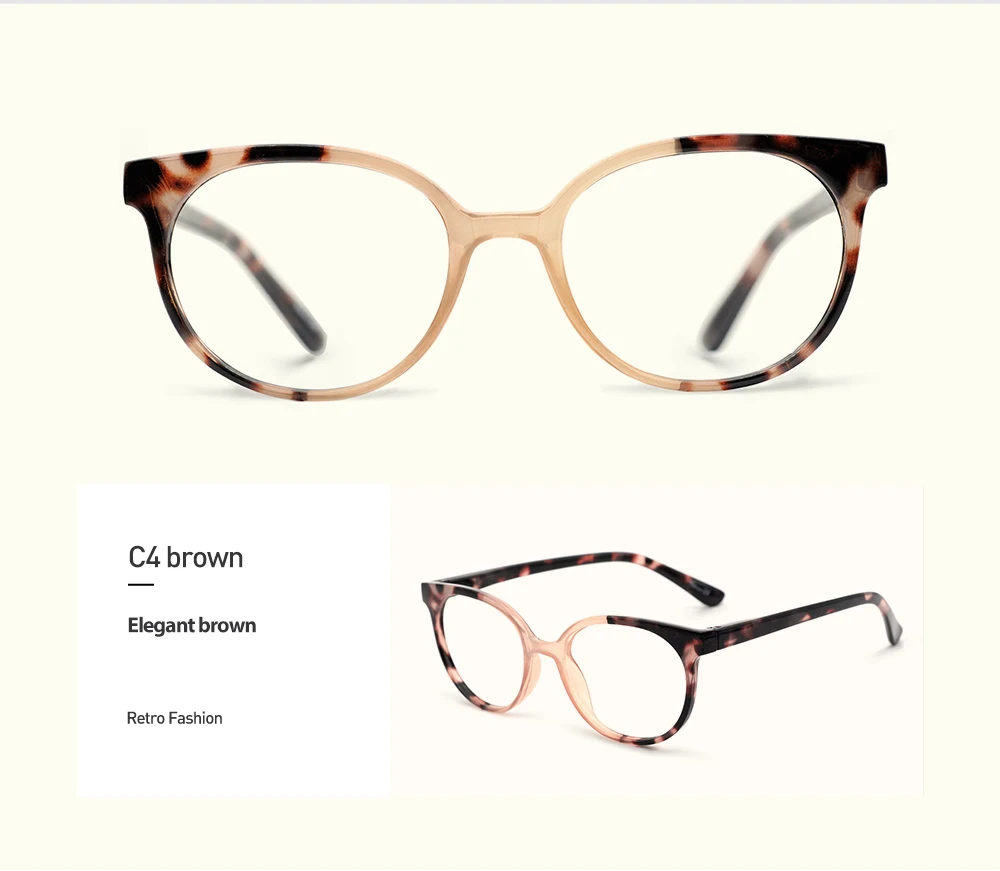 All Face Shape Match Pc Frame Material Reader Trendy Foldable