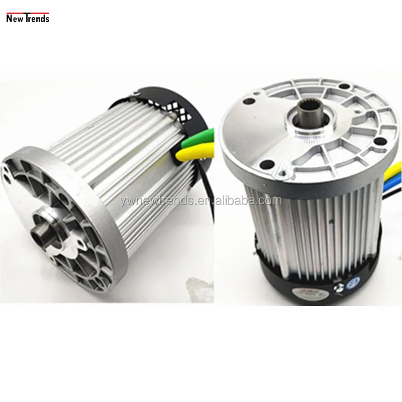 3000w 60v 72v Bm1424hqf 140tf Brushless Dc Differential Motor For