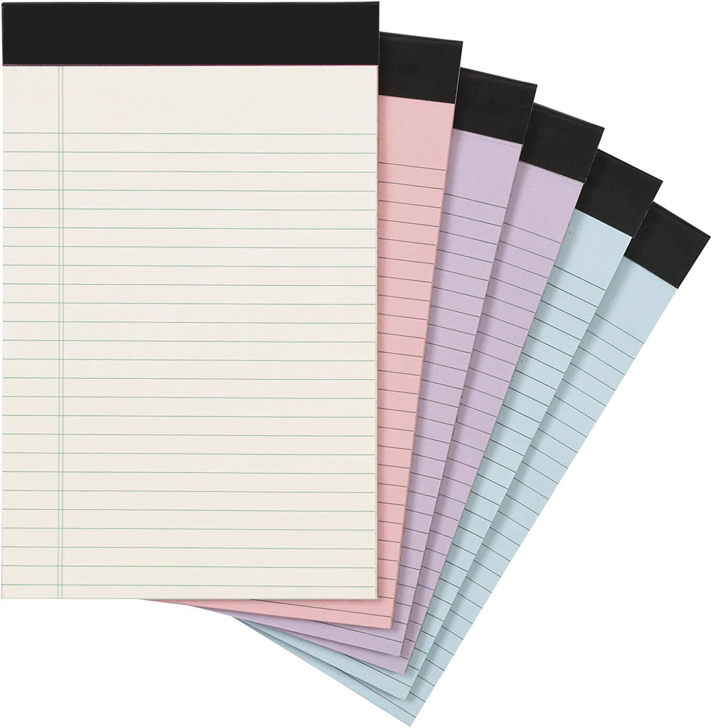 Legal Pads Wide Ruled Writing Pads 50 Sheets 8.5x11 5x8" Memo Pad