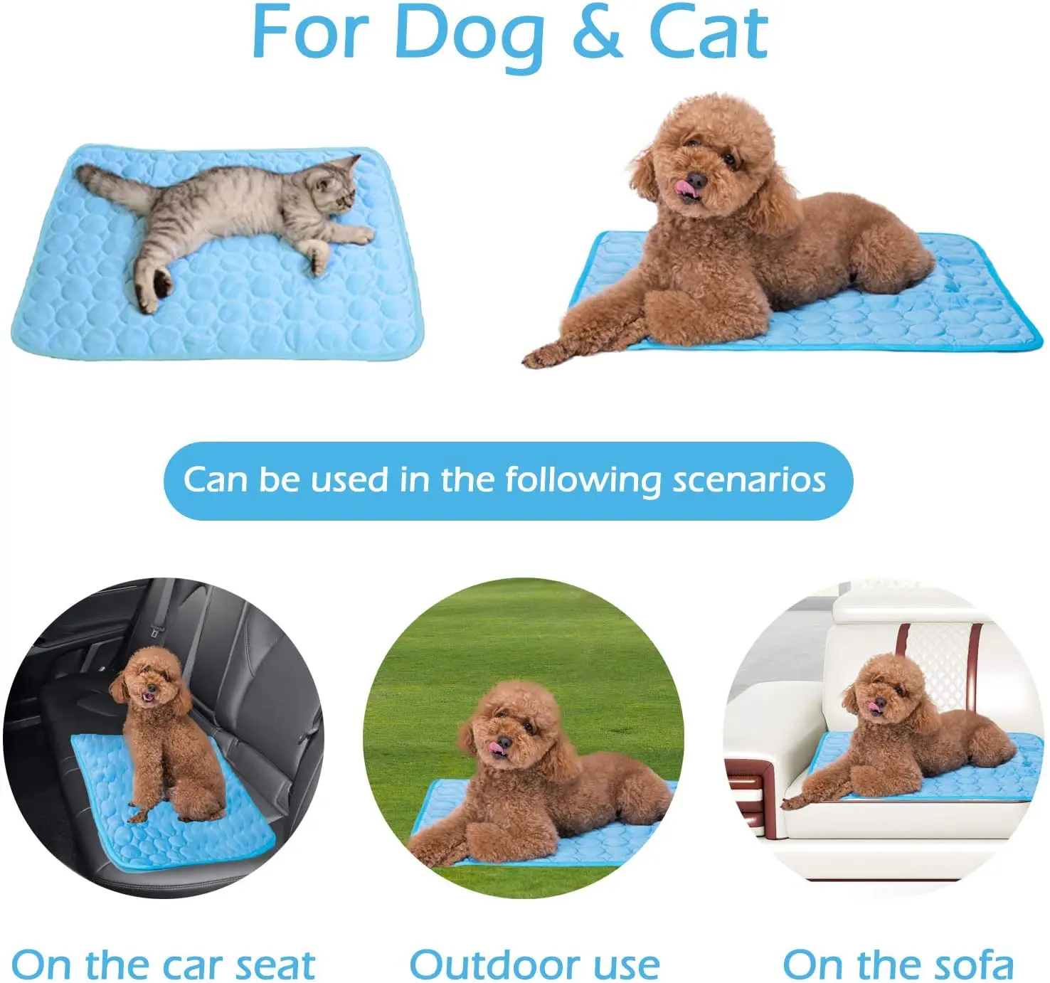 Pet Cooling Mat Ice Silk Cooling Mat Drop Shipping For Dogs And Cats ...