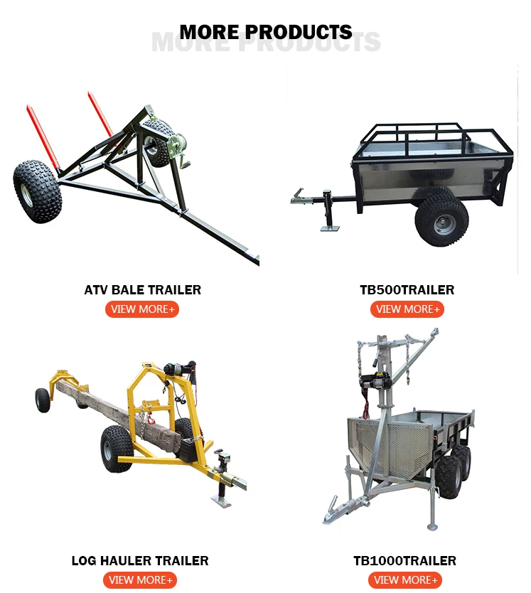 Atv Trailer Farm Tractor Trailer Tipping Firewood Atv Dump Trailer For Garden Wood Trailer