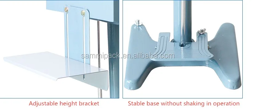 Factory Direct hot sale Double heat Foot inpulse plastic bag sealing machine aluminum foil bag sealing machine