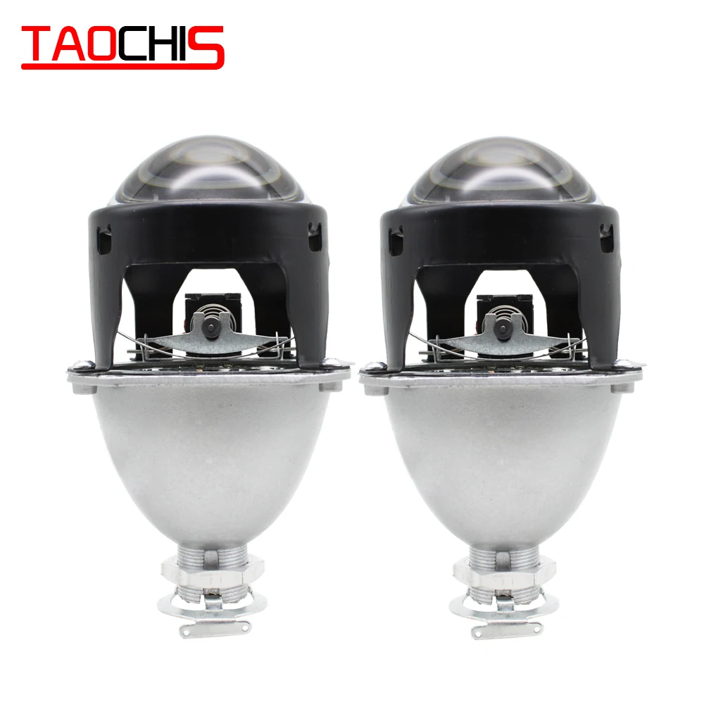 TAOCHIS 2.5 inch headlights Mini WST car motorcycle H1 H4 H7 Universal Retrofit Replacement Auto bi-xenon projector lens