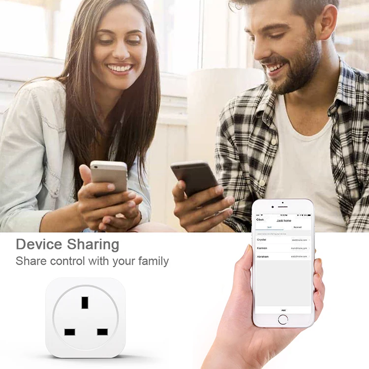 Original manufacture wifi smart alexa zigbee wall socket wireless timer electrical plug outlet - ANKUX.COM