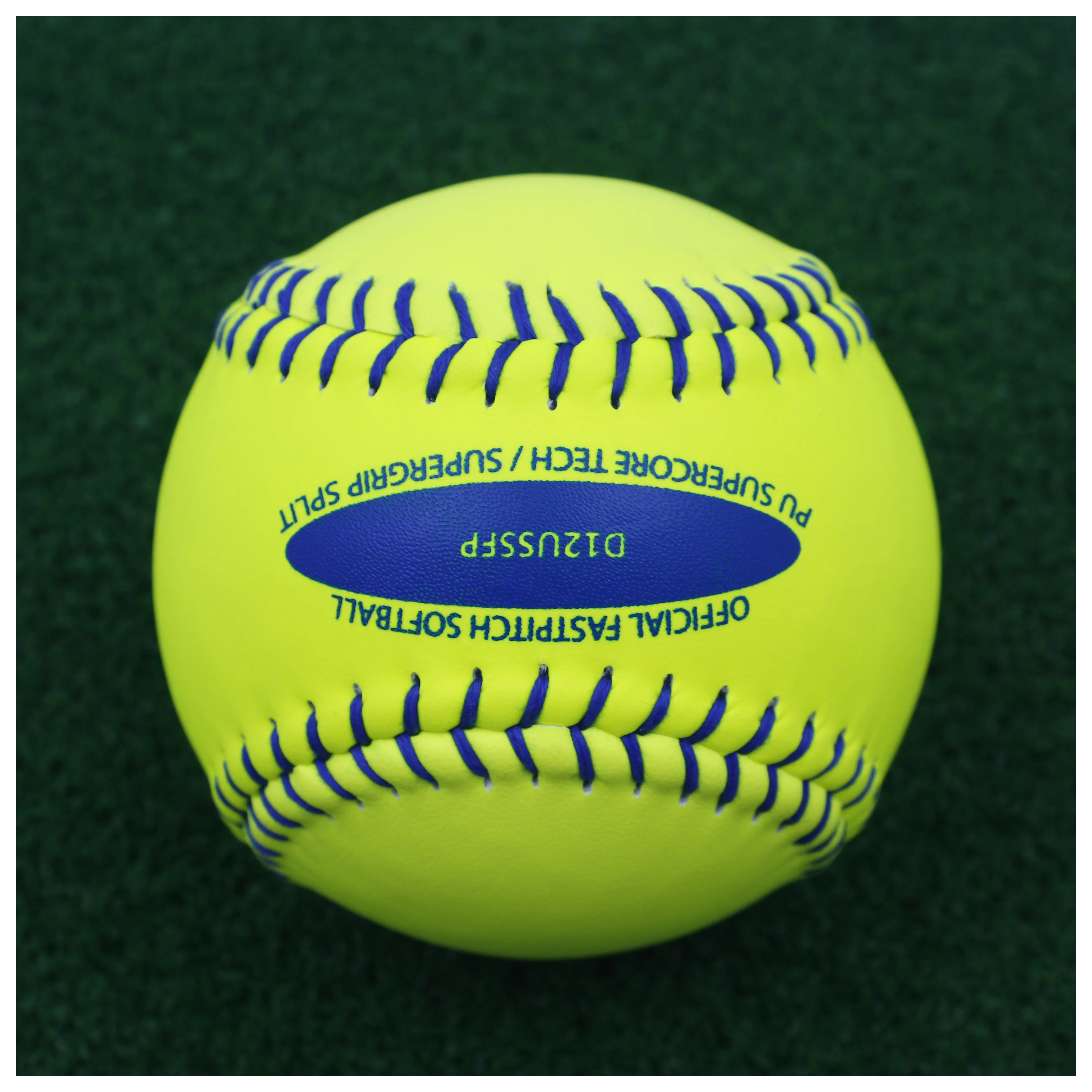 Official Leather Softball Of Usssa Fastpitch Classic Blue Seams Poly ...