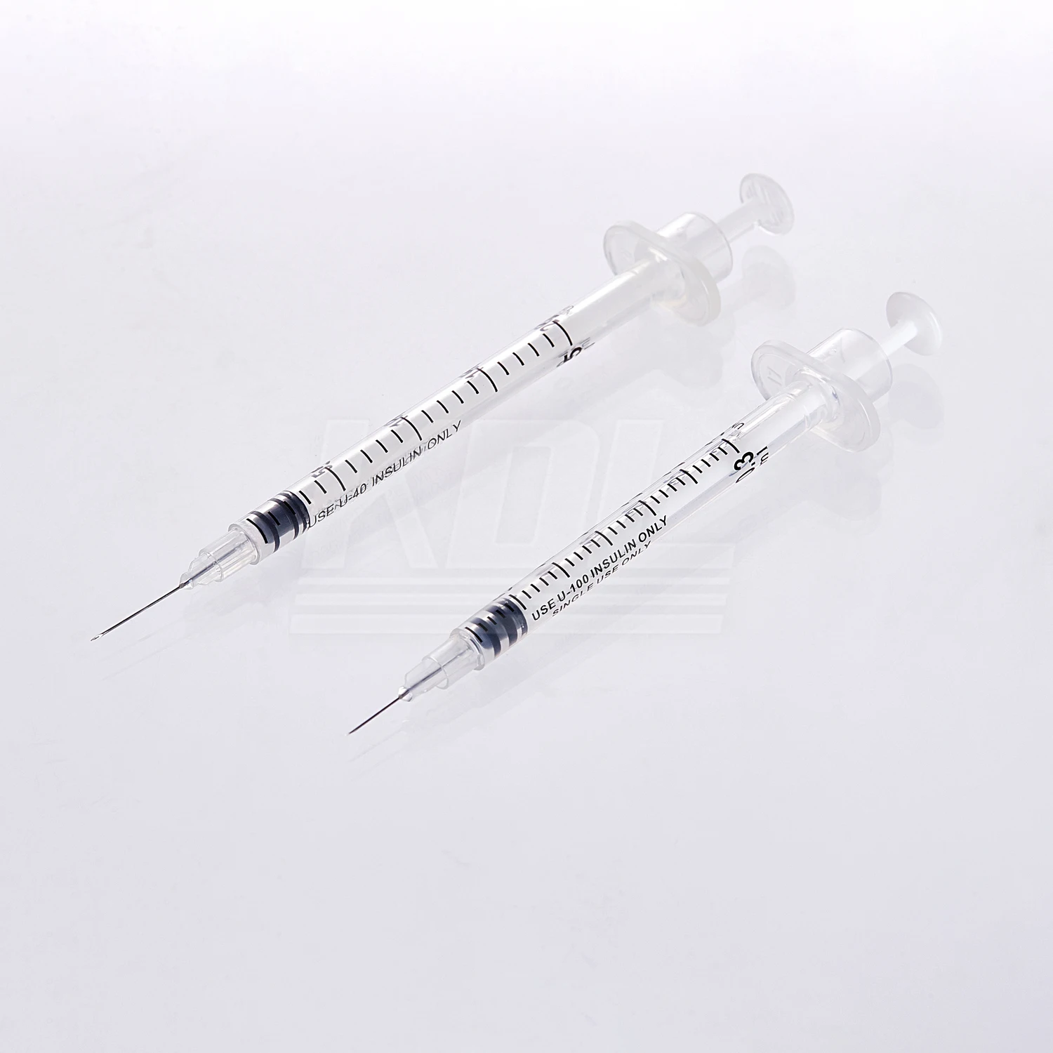 
KDL wholesale Disposable insulin syringe with Fixed Needle 0.3ml 0.5ml 1ml 