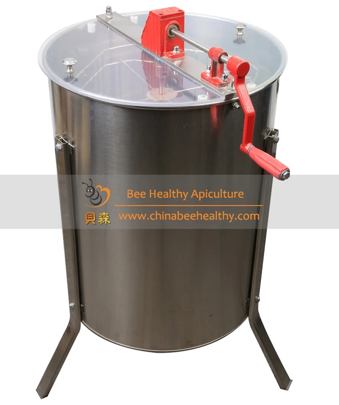 4 frames manual honey bee extractor