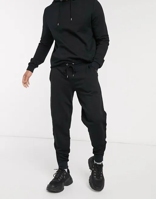 All black cheap sweatsuit