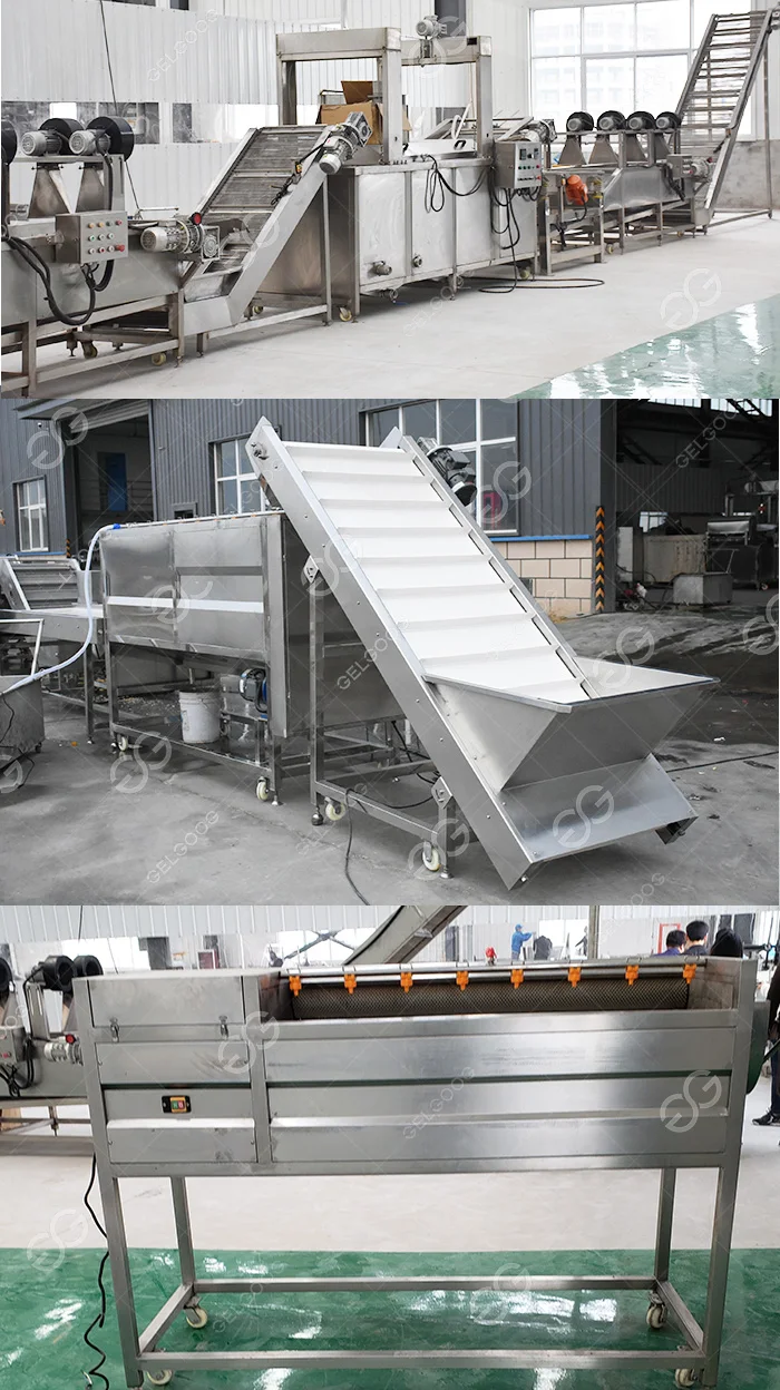 High Efficient French Fries Production Line Crisps Making Machinery Potato Crisp Sticks Making Potato Chips Plant Cost 7