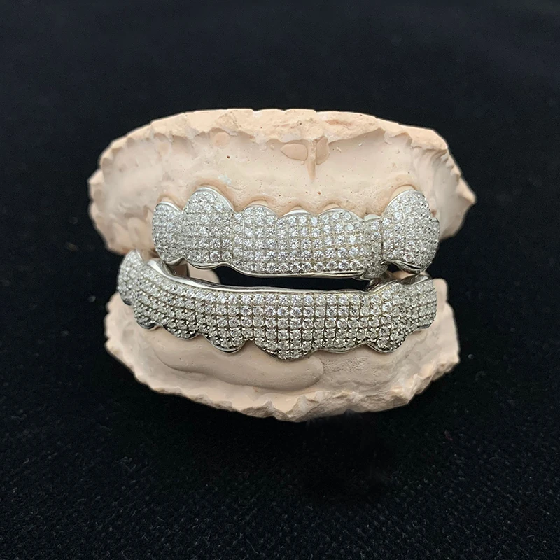 Custom Made Personalized Vvs/vvs1 Moissanite Diamond Mens Hip Hop 14k