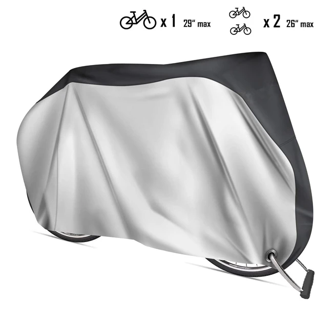 Heavy Duty 210d Oxford Bike Cover Rain Uv Snow Dustproof For All Season