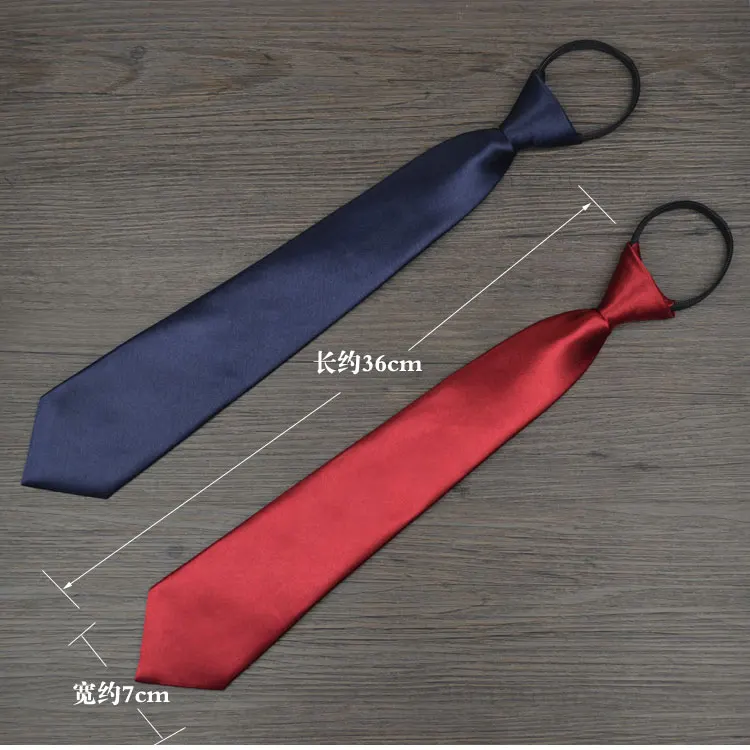 Krawatte Männer Frauen College Neckwear Student Cosplay Zipper Krawatten Kr Lo 